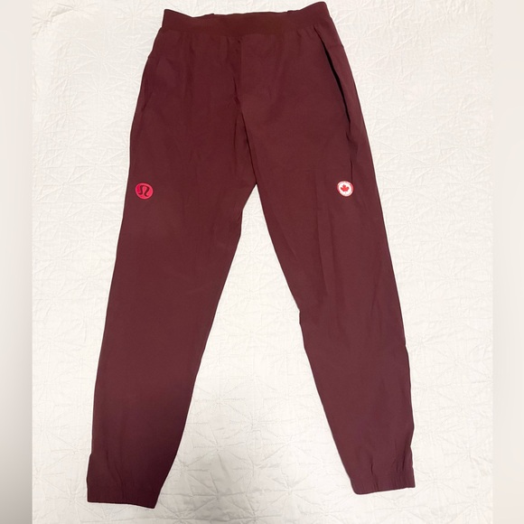 lululemon athletica Other - lululemon athletica Men's Maroon Joggers size medium Canada Olympics